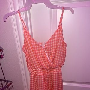 Pink/Peach Romper